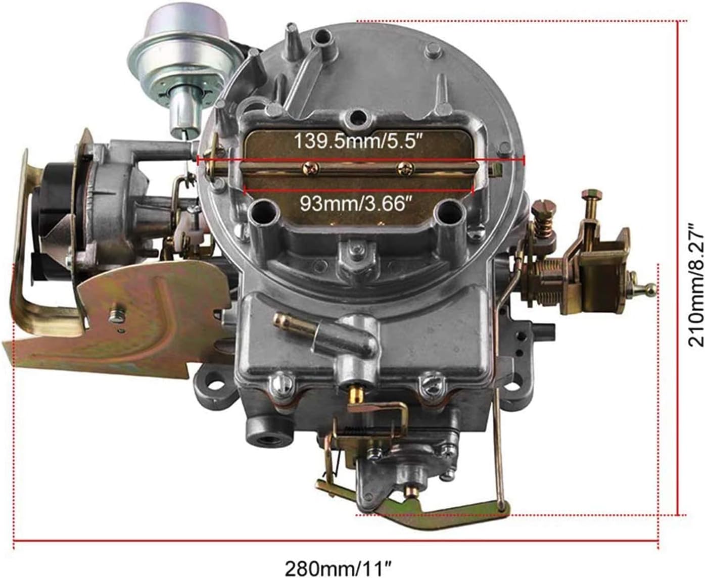 Carburetor 2100 2150 A800 2 Barrel Carburetor Compatible with Jeep Engine F100 F250 F350 360 Cu