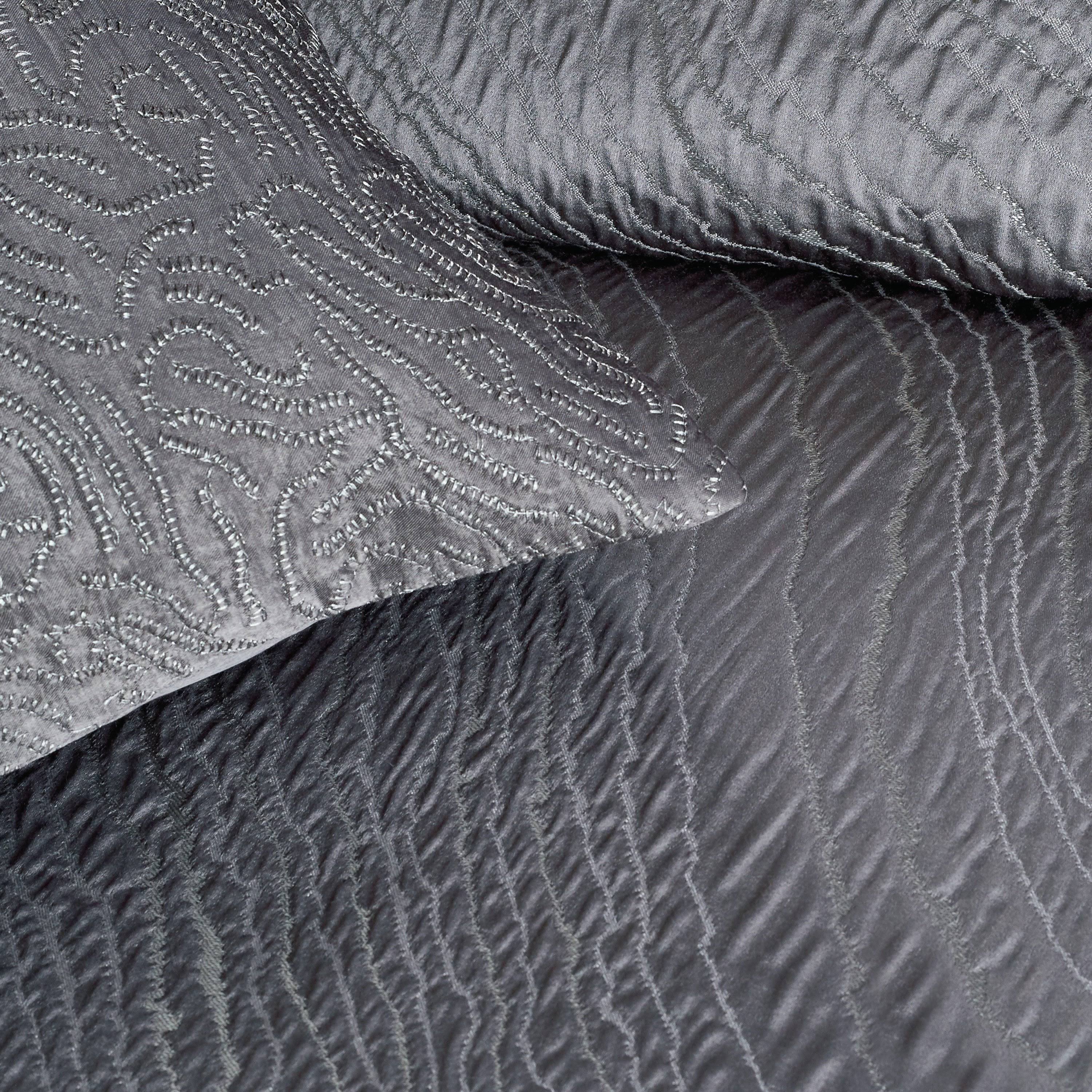 Donna Karan New York Current Duvet Cover - Full/Queen / Grey