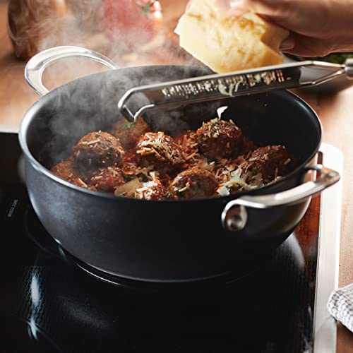 Anolon Anolon X Hybrid Nonstick Nonstick Cookware Induction Pots and Pans Set, 12 Piece - Charcoal Gray