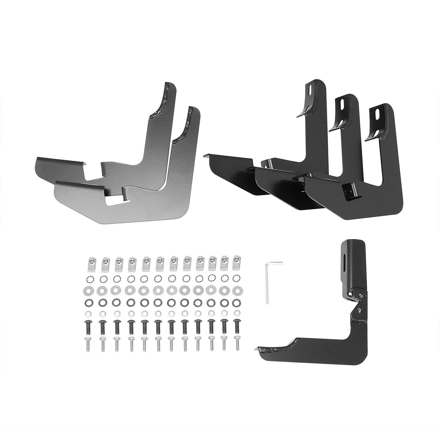 Westin 21-53865 Pro Traxx 5 in. Oval Nerf Step Bars Cab Length