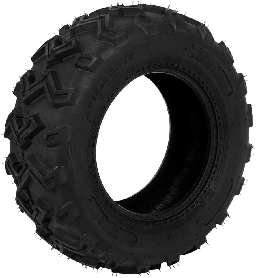 Parts-Diyer 25x8x12 Tire ATV UTV Tire 12‘’ Front Tire Trail Tire 25x8x12 All Terrain Tubeless 6Ply Pack of 2
