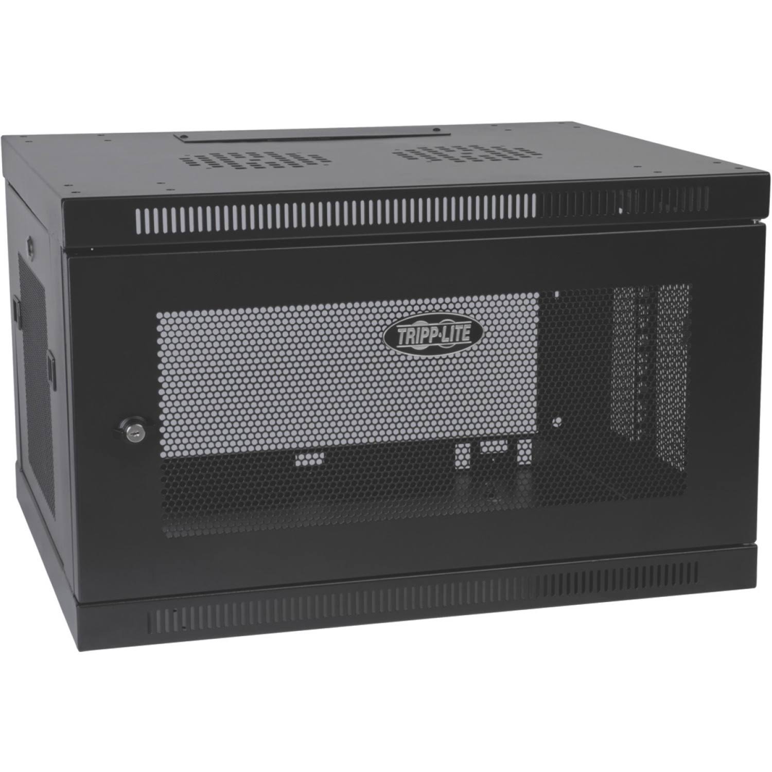 Tripp Lite - 6U Wall Mount Rack Enclosure Server Cabinet Switch Depth Deep SRW6UDP
