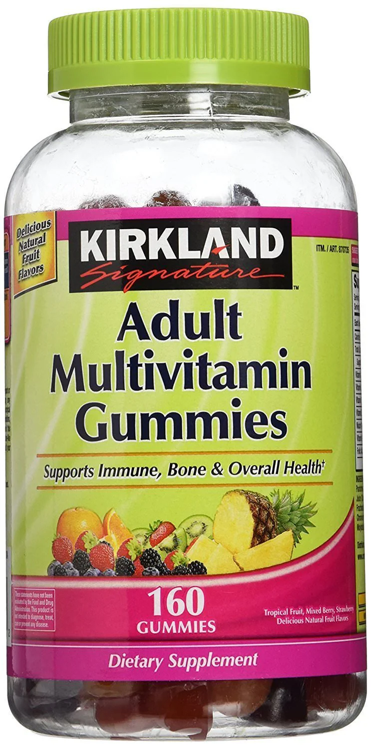 Kirkland Signature dCDtdm Adult Multi Gummies, 160 Count - Kansas Nuitrition - HNZSDS