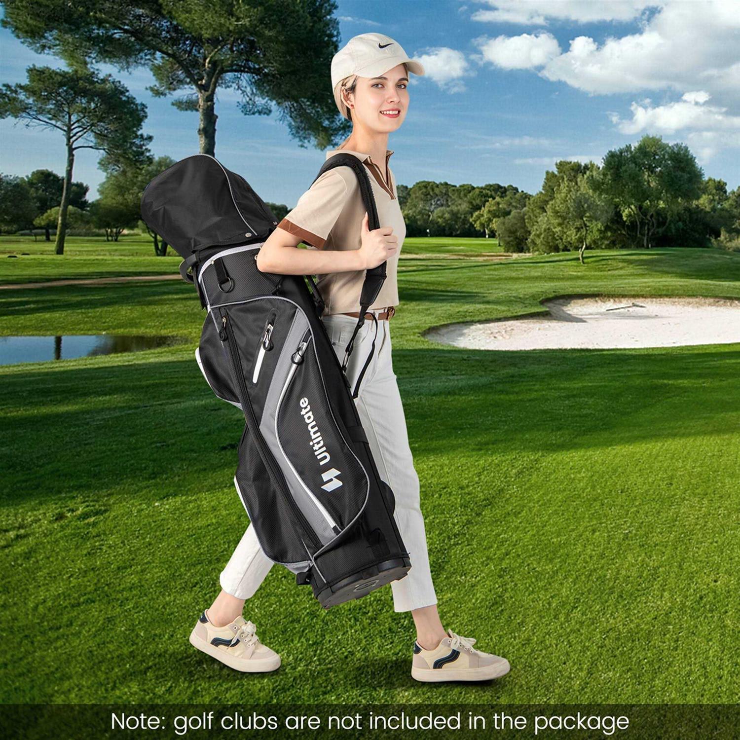 Costway Golf Cart Bag with 14-Way Top Dividers - Sports Supplies Online Store