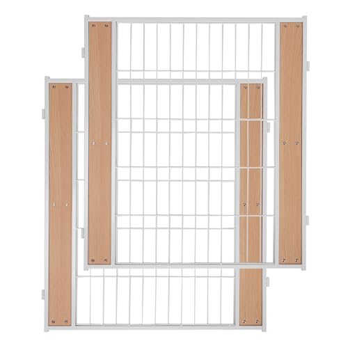 Heavy Duty Dog Playpen 32 Inch Height - Indoor Outdoor Pet Fence Enclosure for Medium and Small Dogs