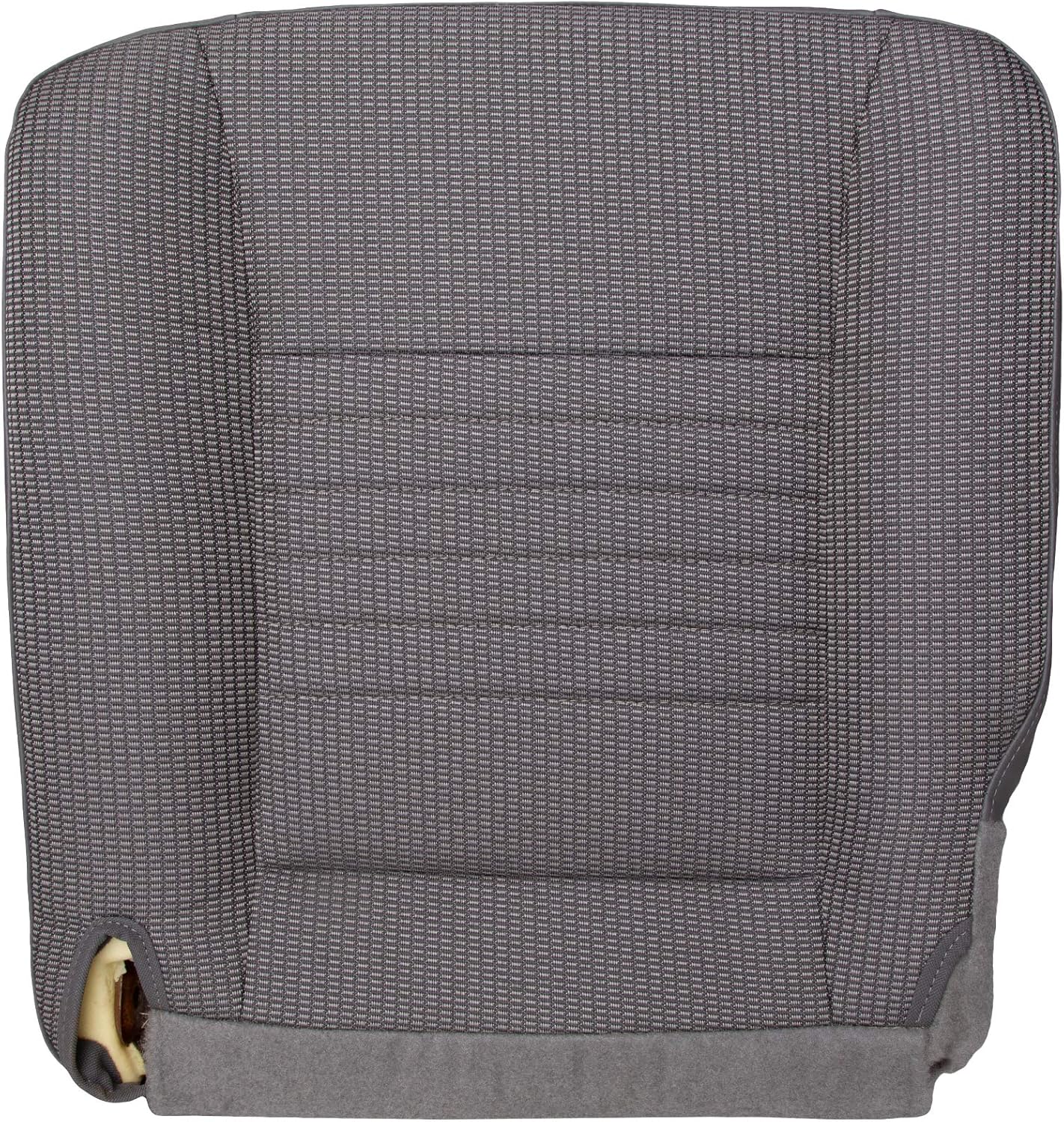 The Seat Shop Driver Bottom Replacement Cloth Seat Cover - Medium Slate Gray (Compatible with 2006-2008 Dodge Ram Work Truck ST 1500