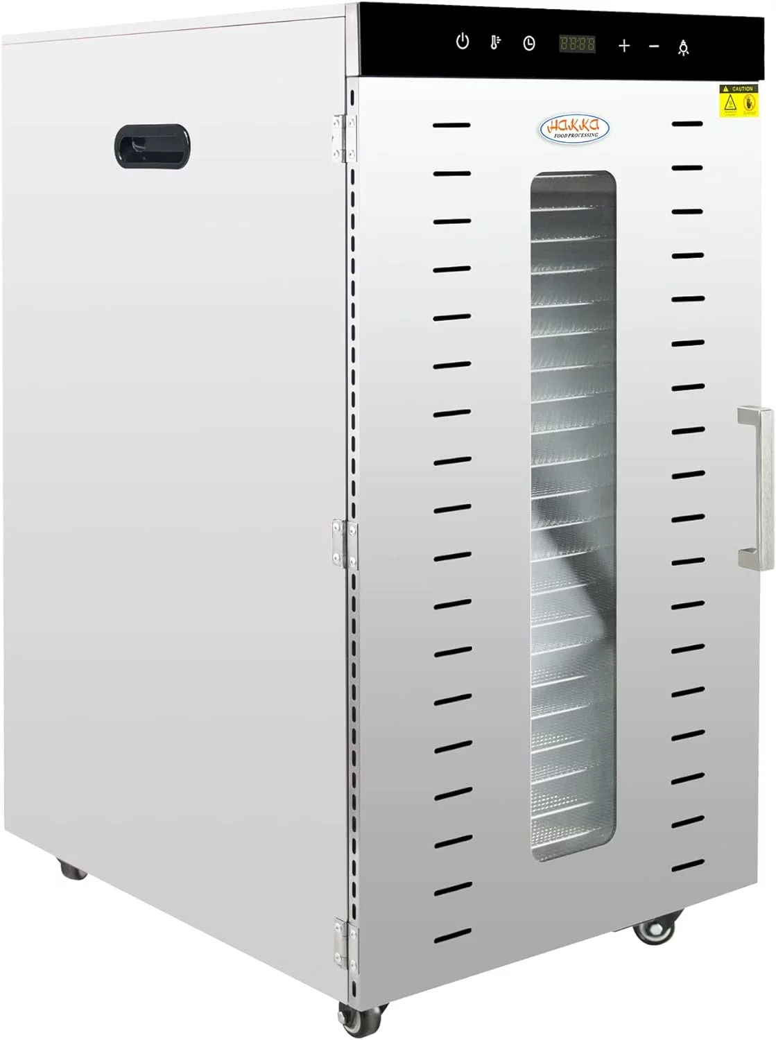 24 Trays  Dehydrator Machine For Jerky/Vegetables/Fruits/Meat/Dog Treats/Herbs, Stainless Steel, 2000W
