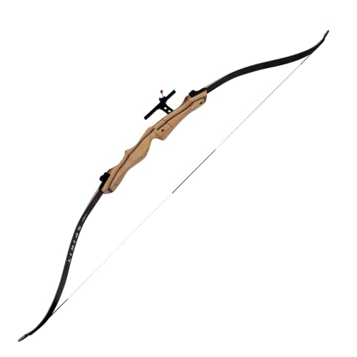 Southland Archery Supply Spirit Jr 54" Black Limbs Beginner Youth Bow Package w/Target Sight, Armguard, Stringer & Arrow Rest