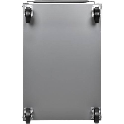 2 Shelf Deep Tray Steel Stock Cart, 800 lb. Capacity, 36x22L x 24x22W x 32x22H