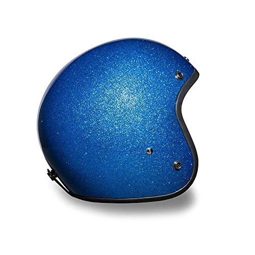 Daytona Helmets 3/4 Shell Open Face Motorcycle Helmet – DOT Approved [Metal Flake]…