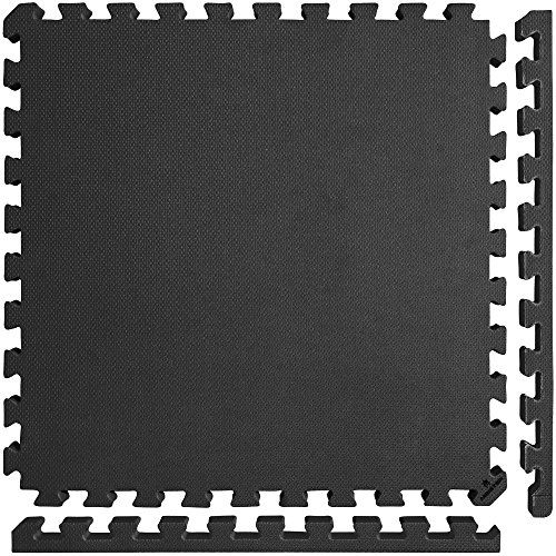 Meister X-THICK 1.5" Interlocking EVA Foam Mats - 2X Cushion for Wrestling, MMA Takedowns & Gymnastics - 2'x2' Tiles