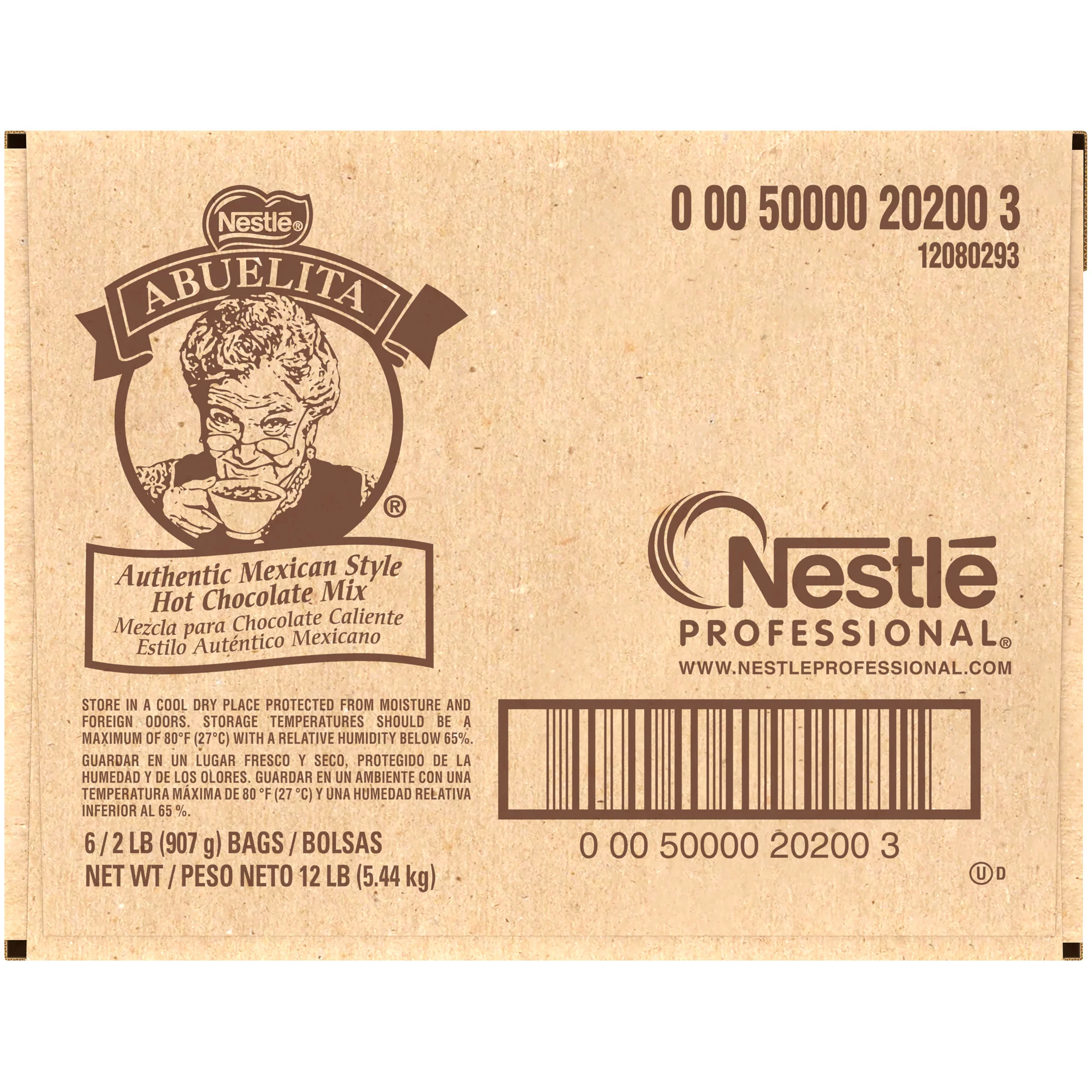 ABUELITA Authentic Mexican Style Hot Cocoa Mix 6-2 lb. Bags