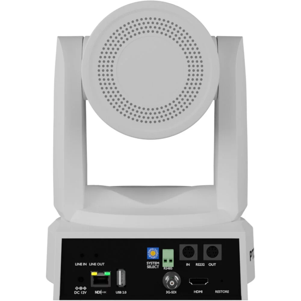 PTZOptics Move 4K SDI/HDMI/USB/IP PTZ Camera with 30x Optical Zoom (White) (PT30X-4K-WH-G3) + PTZOptics PT-JOY-G4 Joystick Controller