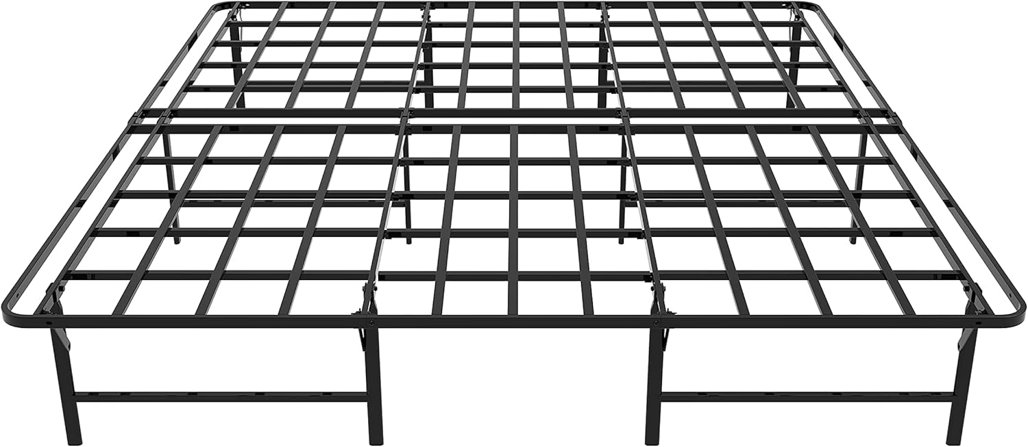 ZIYOO 16 Inch California King Platform Bed Frame Base, Mattress Foundation, Box Spring Replacement, Quiet Noise-Free