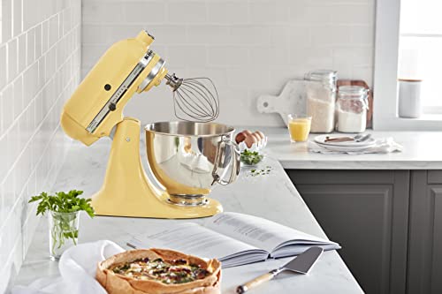 KitchenAid Artisan Series 5 Quart Tilt Head Stand Mixer with Pouring Shield KSM150PS, Removable bowl, Aqua Sky