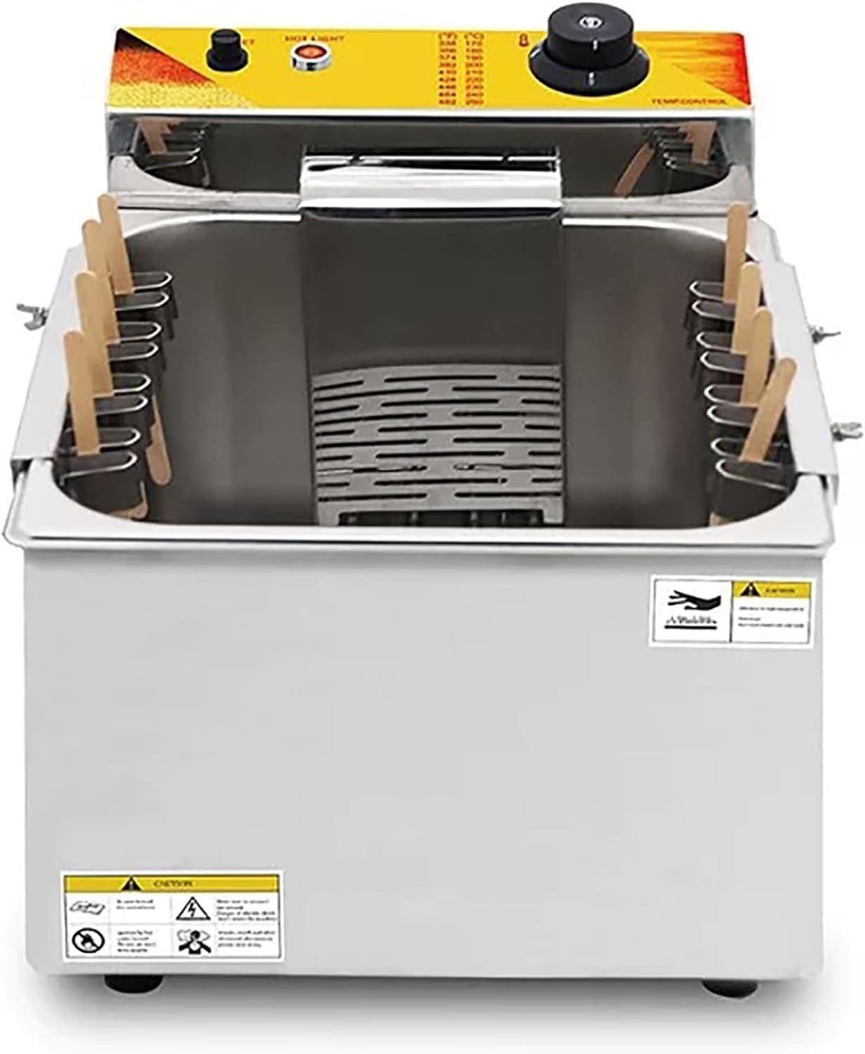 12L Large Capacity Commercial Automatic Cheese Hot dog Sticks Fryer Electric Deep Hot Corn Dog Fryer Machine