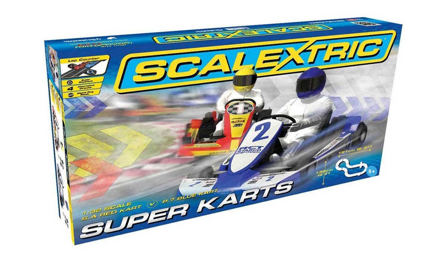 Scalextric Super Karts 1 32 Scale Slot Car Playset