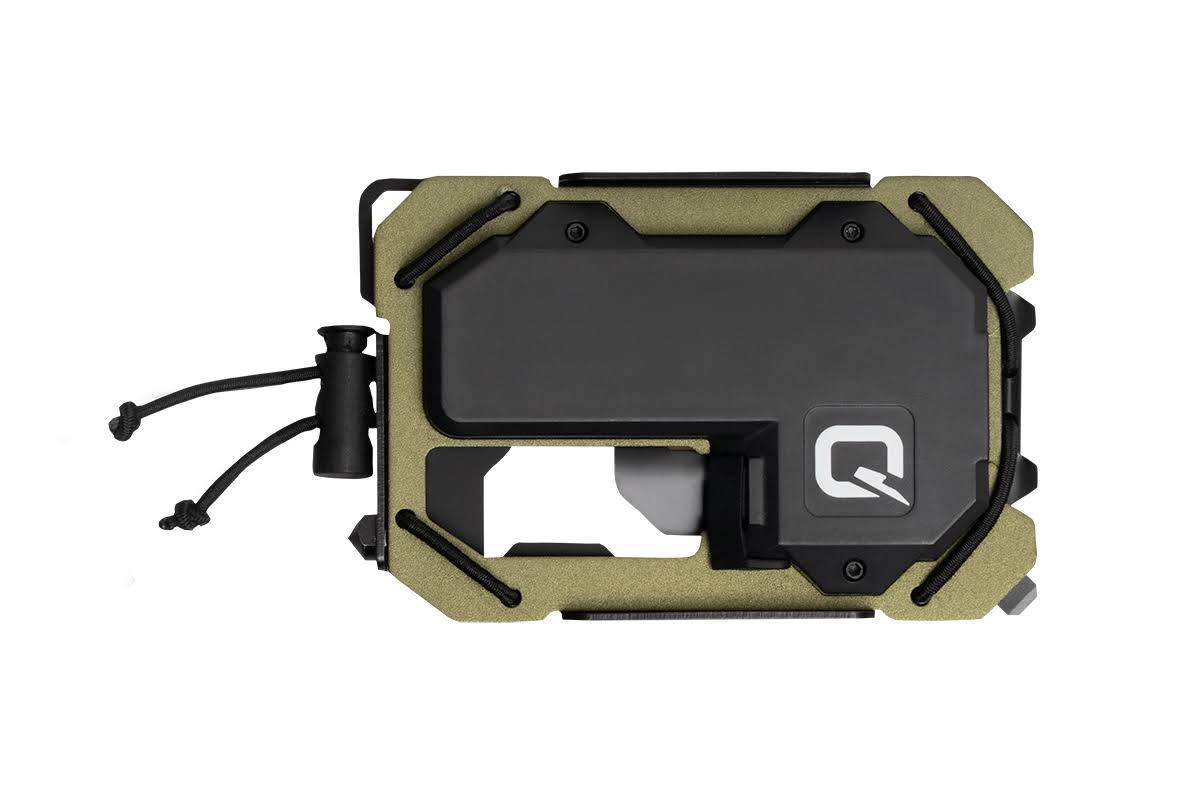 Taq Tactical Wallet - OD Green - High Powered LED Light u0026 RFID Aluminum