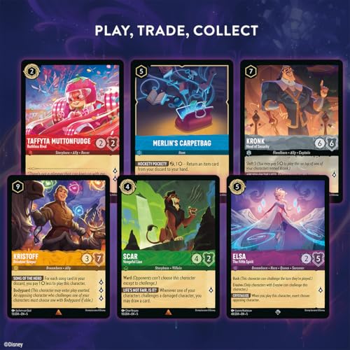Ravensburger Disney Lorcana TCG: Shimmering Skies Booster Pack Display | 24 Packs with 12 Trading Cards Each | Ideal for Collectors & Disney Fans |