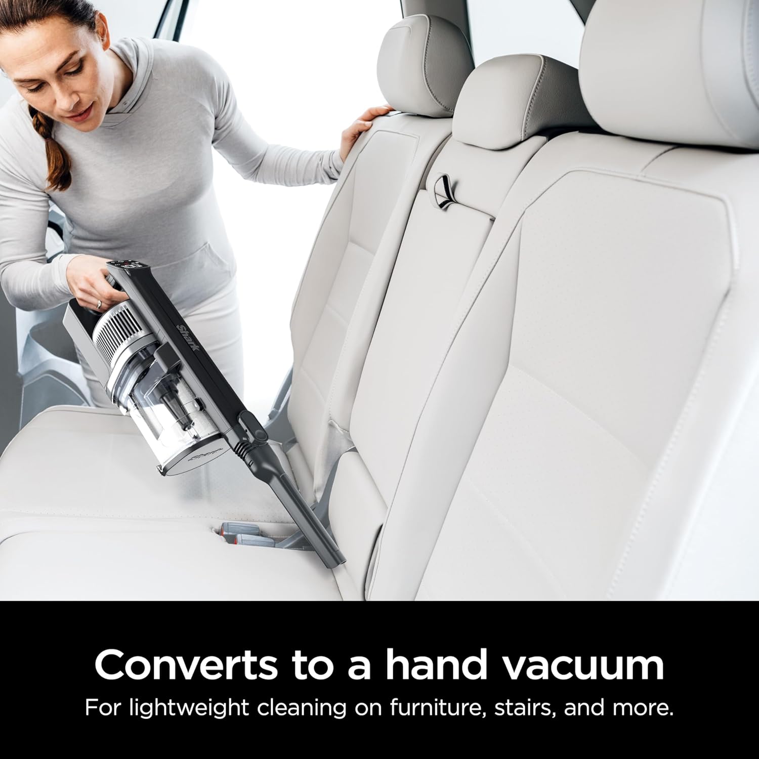 Shark WZ531H Cordless Pro Stick Vacuum with Powerfins Brushroll, HEPA Filtration, Self-Cleaning Brushroll, LED Headlights, 40-Min Runtime