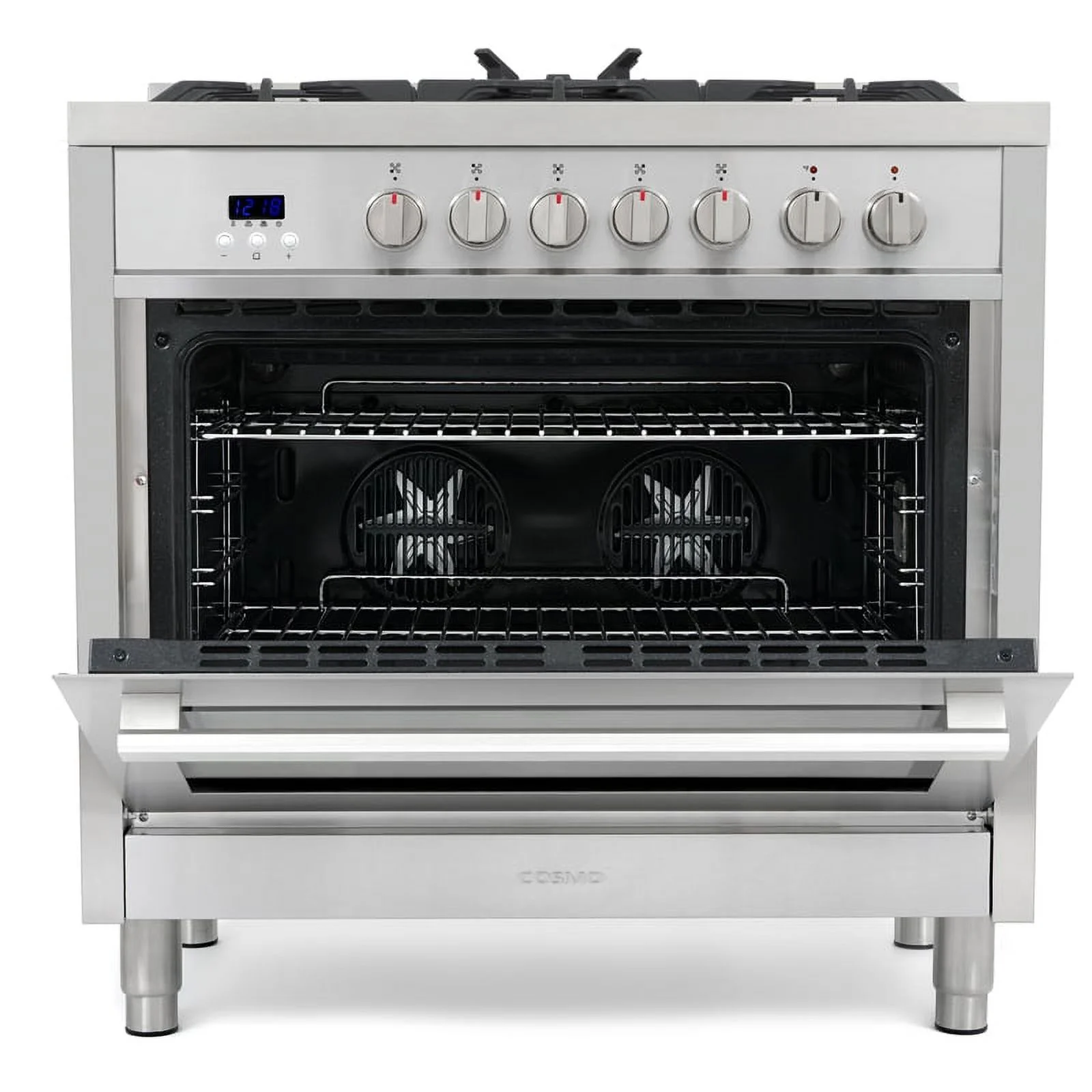 Cosmo COS-F965 36 in. Stainless Steel Dual Fuel Range with Convection Oven