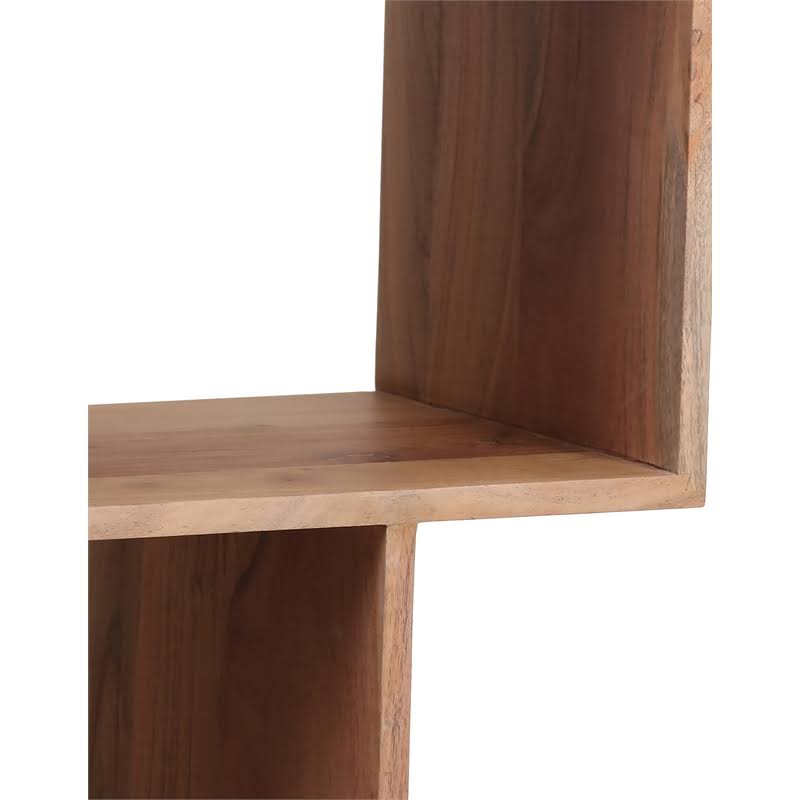 Hawthorne Collections Portola Solid Acacia Wood Bookcase - Natural