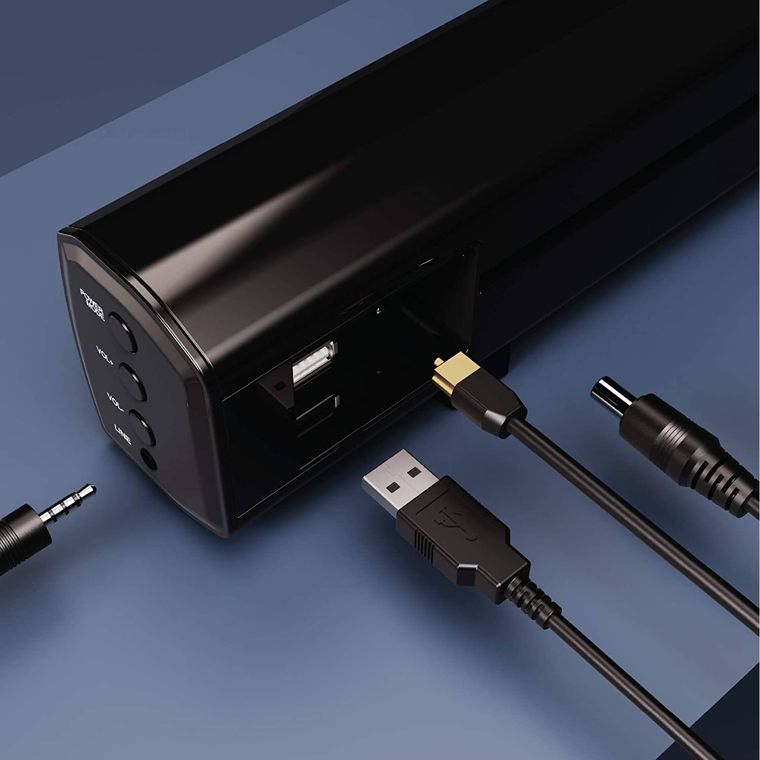 Majority Bowfell Small Sound Bar for TV with Bluetooth, RCA, USB, Opt, Aux...