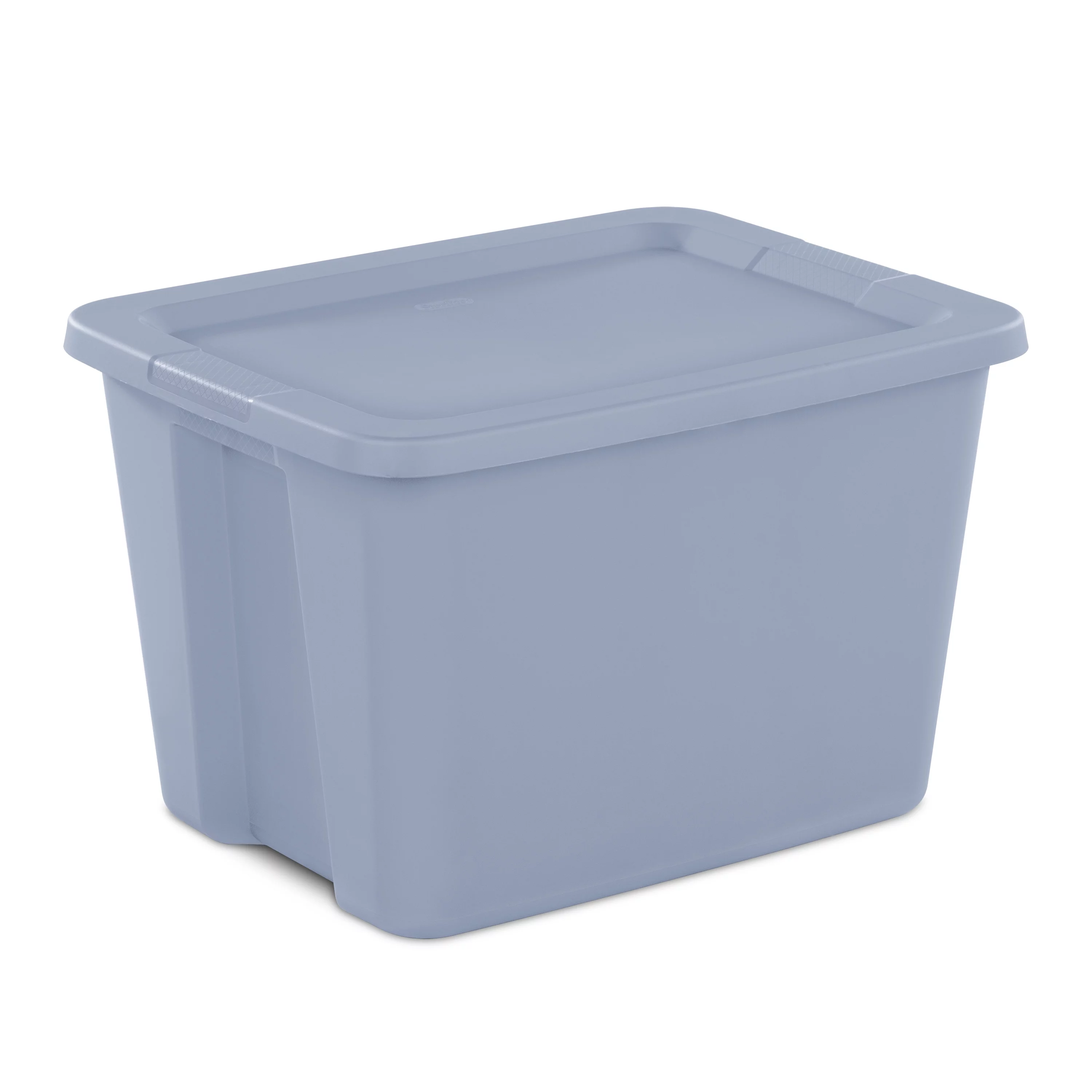 Sterilite 18 Gallon Tote Box Plastic, Gray, Set of 8