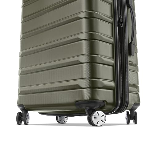 Samsonite Omni 2 Hardside Expandable Luggage with Spinner Wheels, 2-Piece Set (19/24), Lagoon Blue