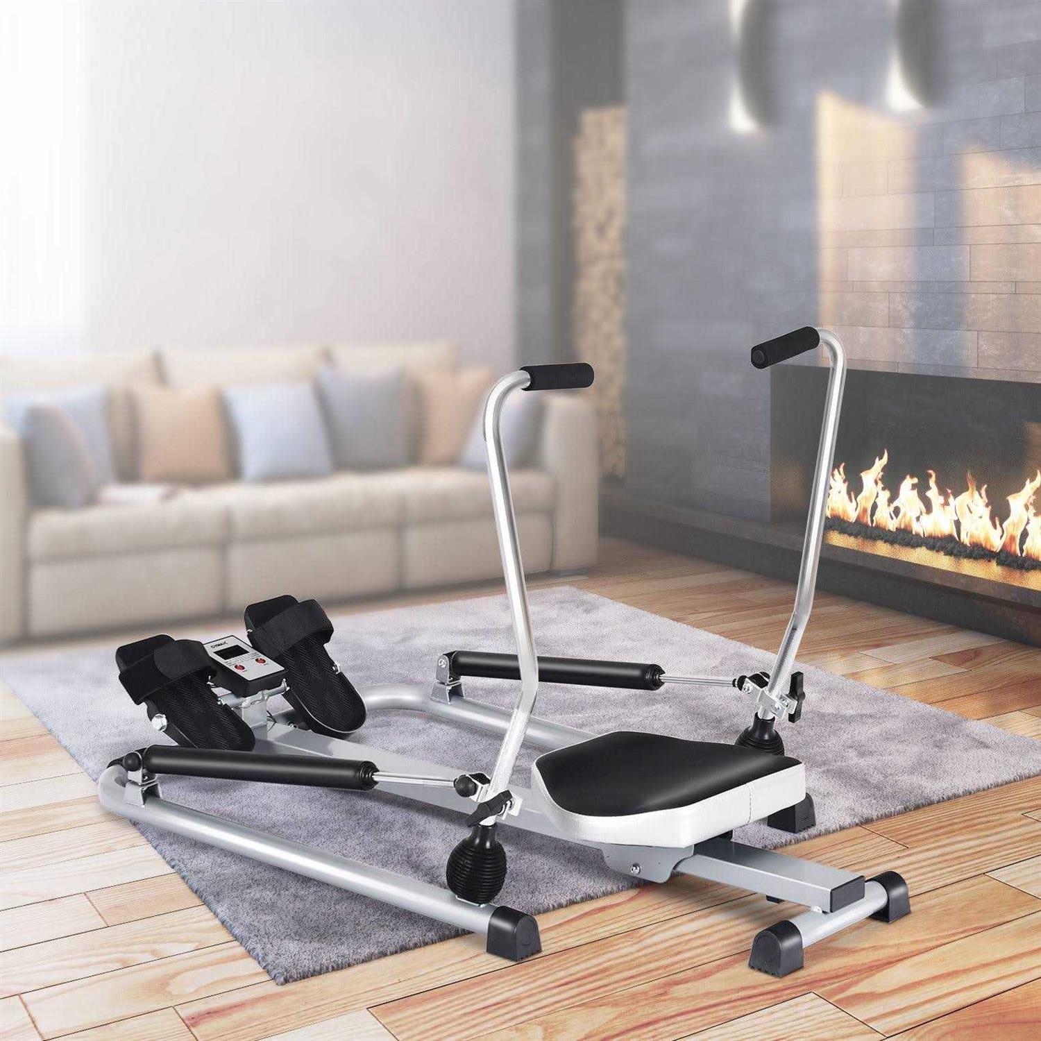 Adjustable Double Hydraulic Exercise Resistance Rowing Machine - Sports Supplies Online Store