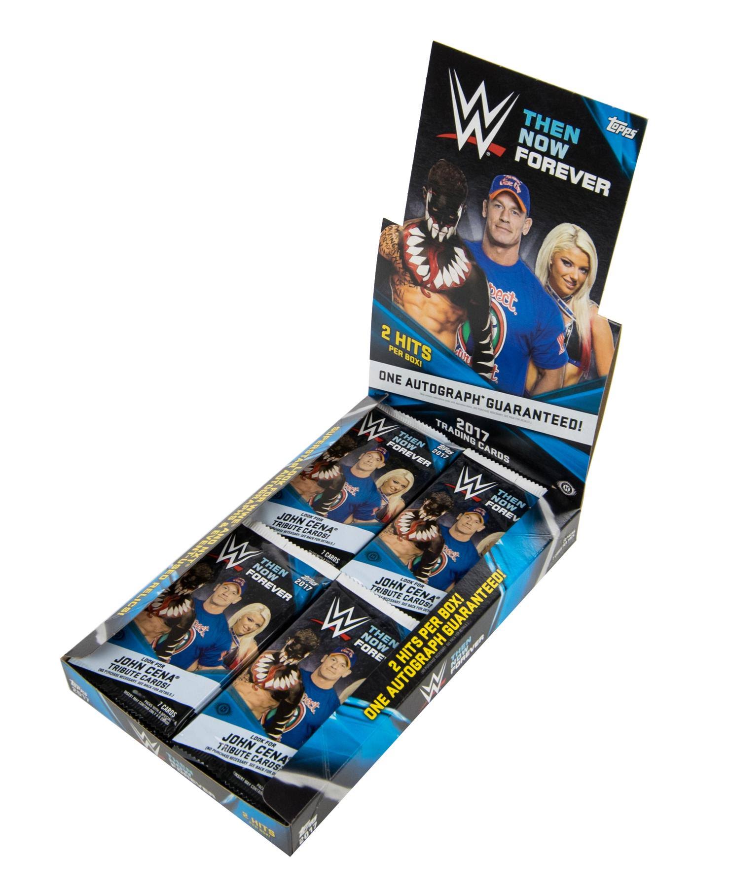 WWE Wrestling 2017 WWE Then Now Forever Trading Card Hobby Box