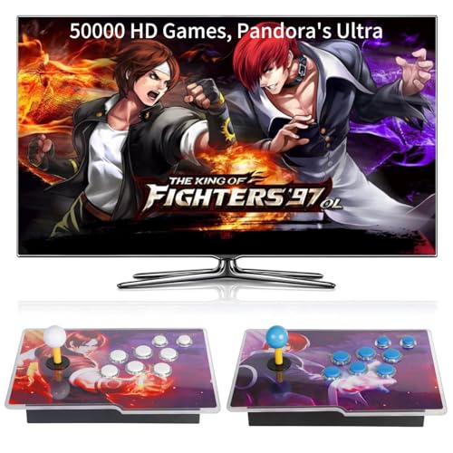 FVBADE [30000 Game in 1] 70S Pandora Box Retro Games Arcade Game Console with Two Separate Host for PC & Projector & TV 3D Games 1-4 Players Category