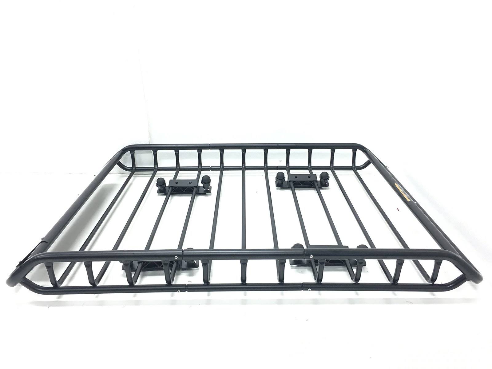 Maxxhaul 70115 Universal Steel Roof Rack Car Top Cargo Carrier/Basket