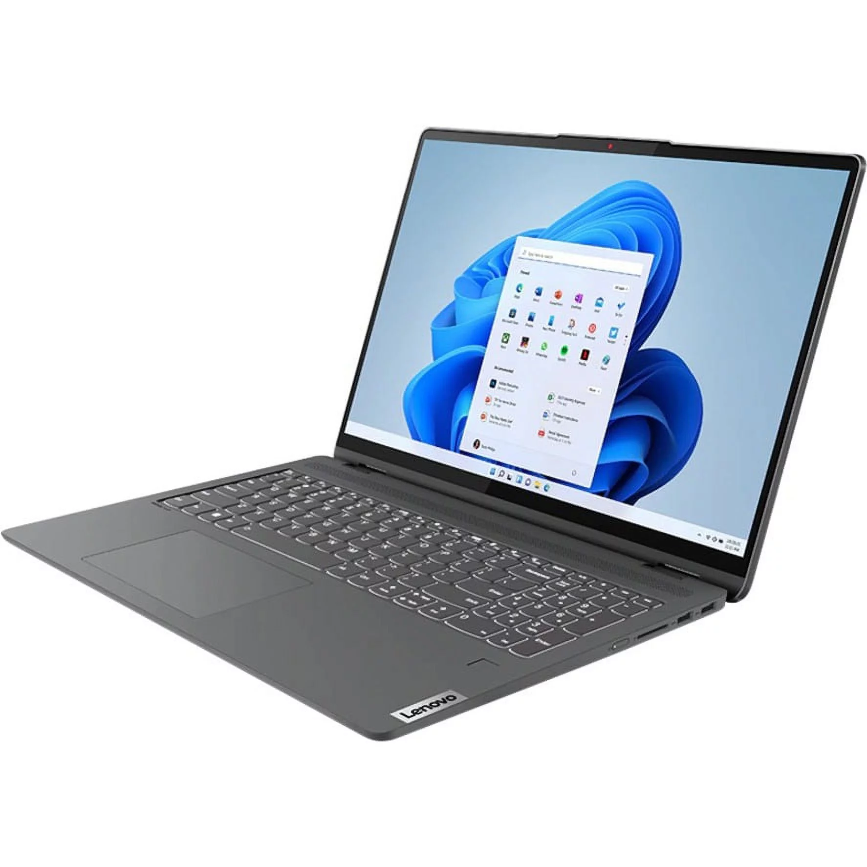Lenovo IdeaPad Flex 5 16IAU7, 16\" WUXGA, Touchscreen, Intel Core i7-1255U, Intel Iris Xe Graphics, 16GB RAM, 512GB SSD, Storm Gray, Windows 11 Home