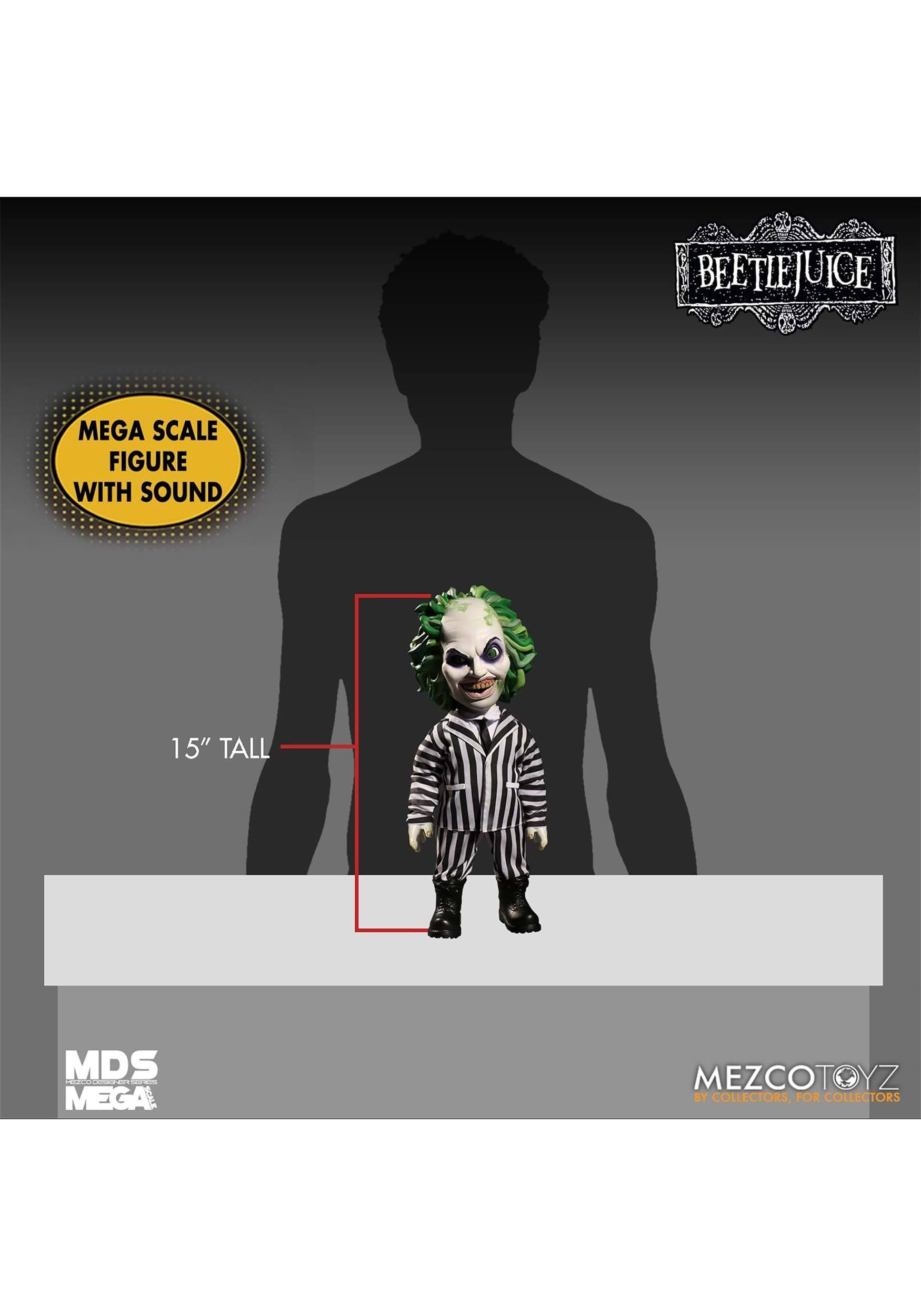 MDS Mega Scale Talking Beetlejuice Figure