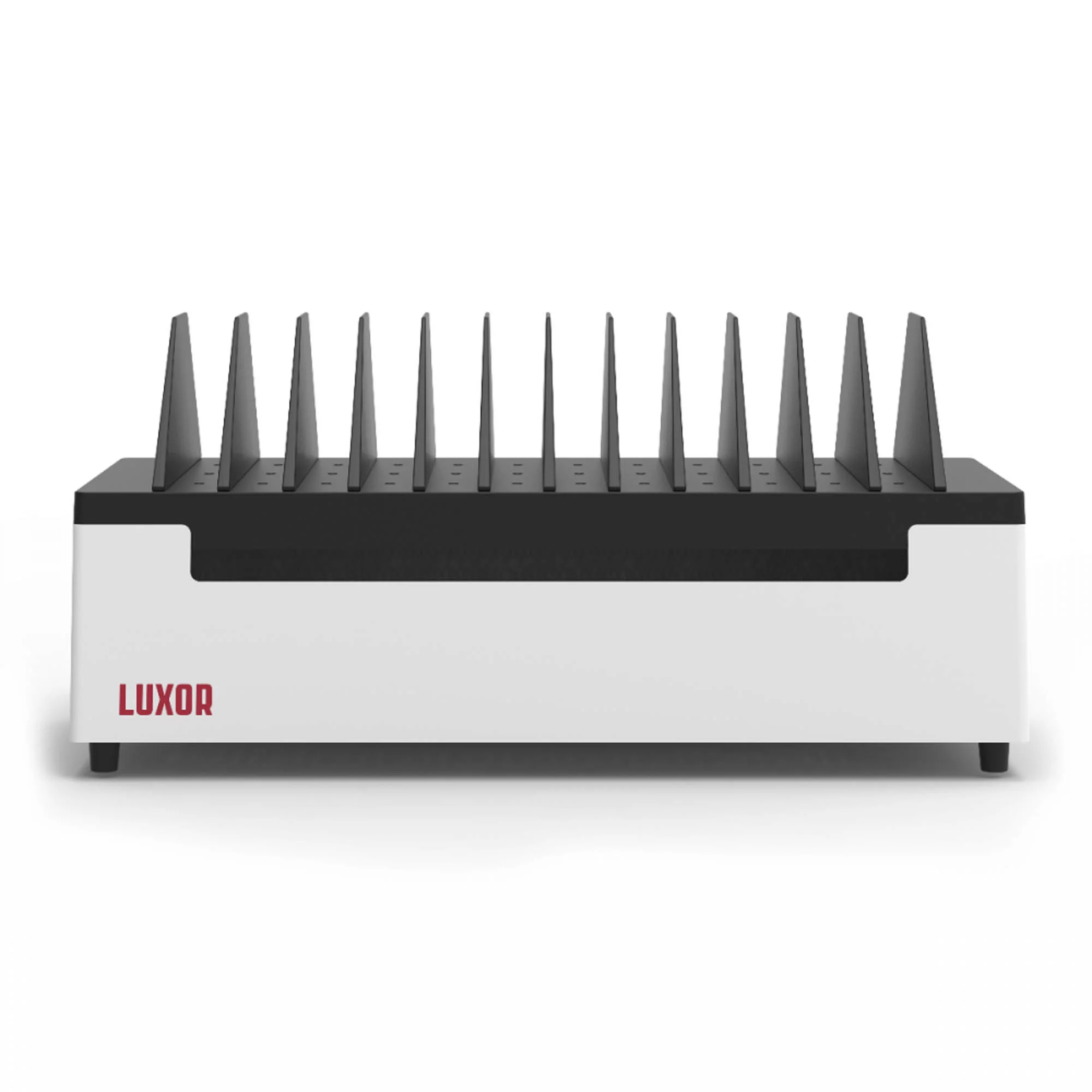 Luxor 12-Port Charging Station for Laptops, Tablets, and Mobile Devices