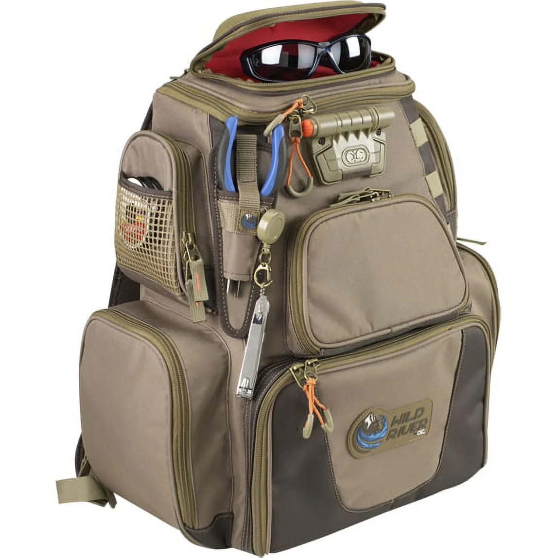 Wild River NOMAD Lighted Tackle Backpack w/4 PT3600 Trays