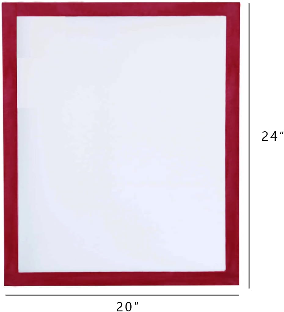 VKOMGH Dry Sift Screen Set,Aluminum Frame Screen, Polyester mesh Screen, 4-Piece Set (20 x 24") inches, mesh Size 60, 90, 110