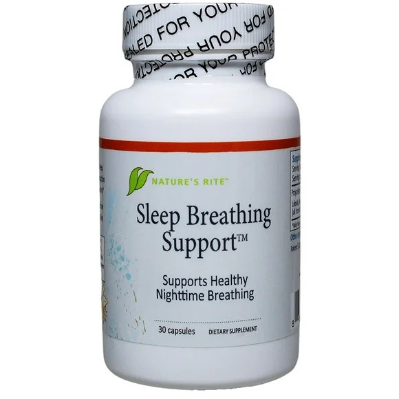 NEW Sleep Apnea Relief no more CPAP 30 Capsules Natures Rite - Kansas Nuitrition - HNZSDS