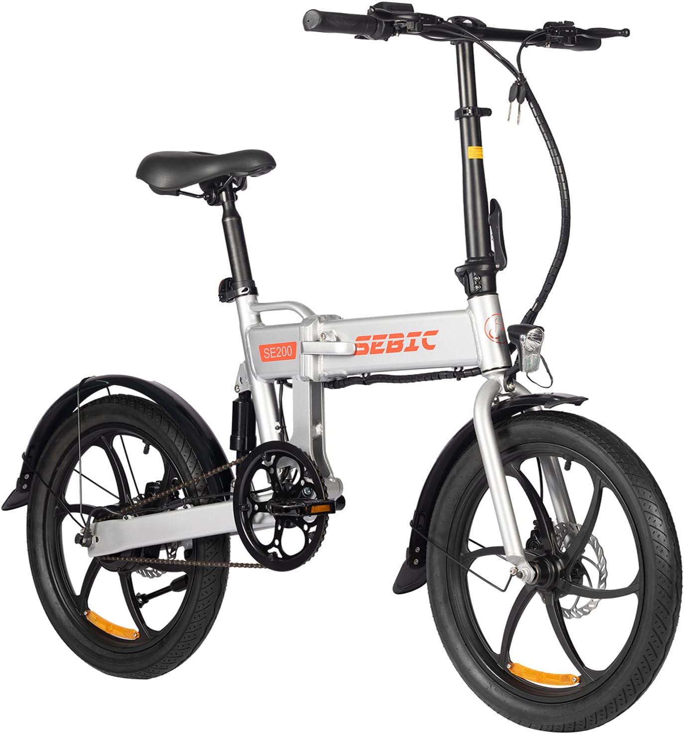 SEBIC Folding Electric Bike, 350W Electric Road Bike for Adults and Teenagers with 20MPH