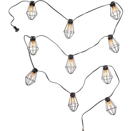 10 C7 Metal Case Light Set, Black, Clear