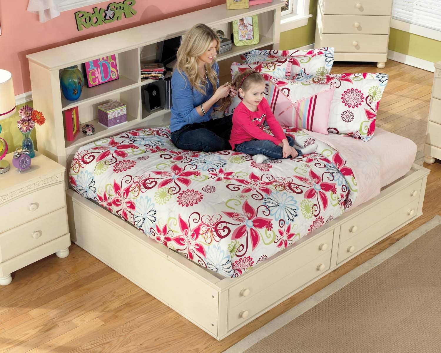 Signature Design Cottage Retreat Twin Bookcase Bed by Ashley