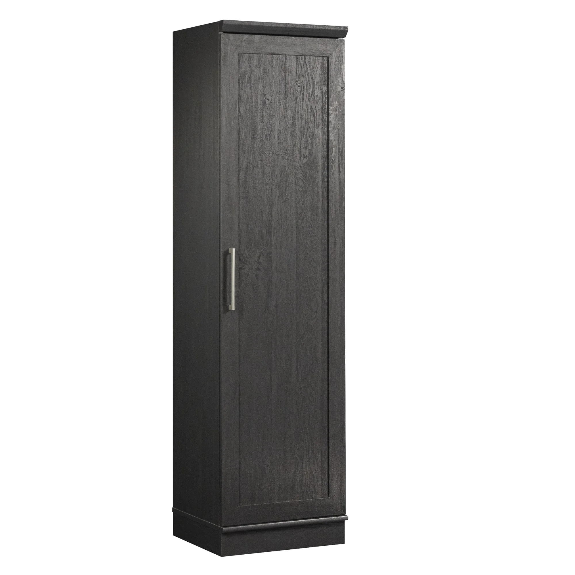 Sauder Homeplus Engineered Wood Single Door Pantry in Raven Oak Finish
