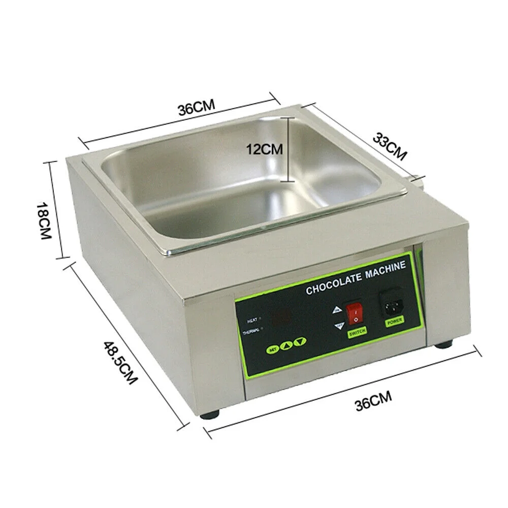 Chocolate Melting Pot Tempering Machine DIY Handmade Chocolate Tool Warmer 1000W Chocolate Melting Pot Machine Tempering Machine DIY Handmade Tool