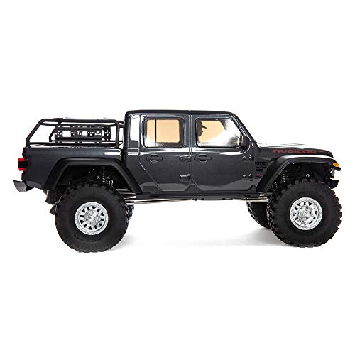 Axial RC Truck 1/10 SCX10 III Jeep JT Gladiator Rock Crawler with Portals RTR (Batteries and Charger Not Included), Gray, AXI03006BT1