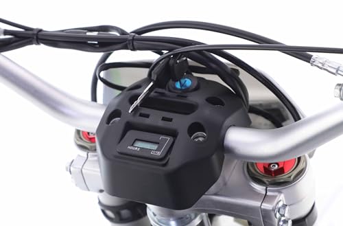 HHH Apollo Thunder 250cc RFN DLX with Headlight and 5 Speed Manual Clutch Thunder Proactive 250 Dirtbike 250cc Bike Racing Dirt Bike Deluxe (Blue)