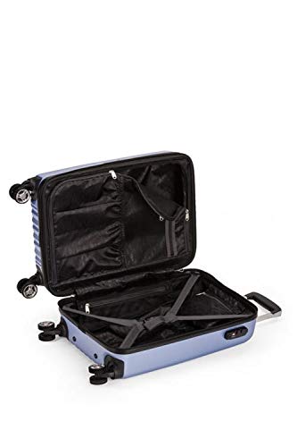 SwissGear 7272 Energie Expandable Hardside Luggage with Spinner Wheels and TSA Lock, Gunmetal, Carry-On 19-Inch
