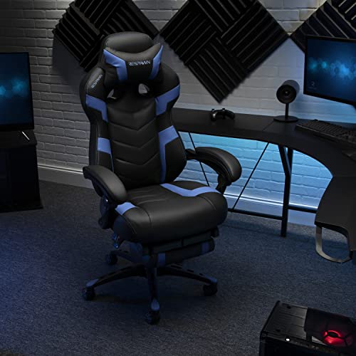 RESPAWN 110 Pro Gaming Chair - Gaming Chair with Footrest, Reclining Gaming Chair, Video Gaming Computer Desk Chair, Adjustable Desk Chair