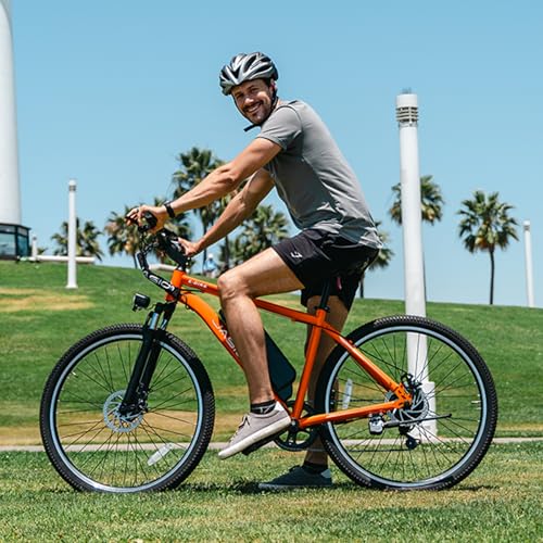 Jasion EB5 Electric Bike for Adults with Peak 500W Brushless Motor, 40Miles 20MPH Commuting Electric Mountain Bike with 360Wh Removable Battery