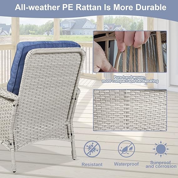 Patio Club Chair Wicker Chairs